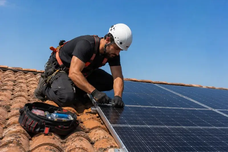 Maintenance et monitoring de panneaux solaires à Châtillon-en-Diois